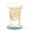 Drinking Glassware Insulated Glass Mug